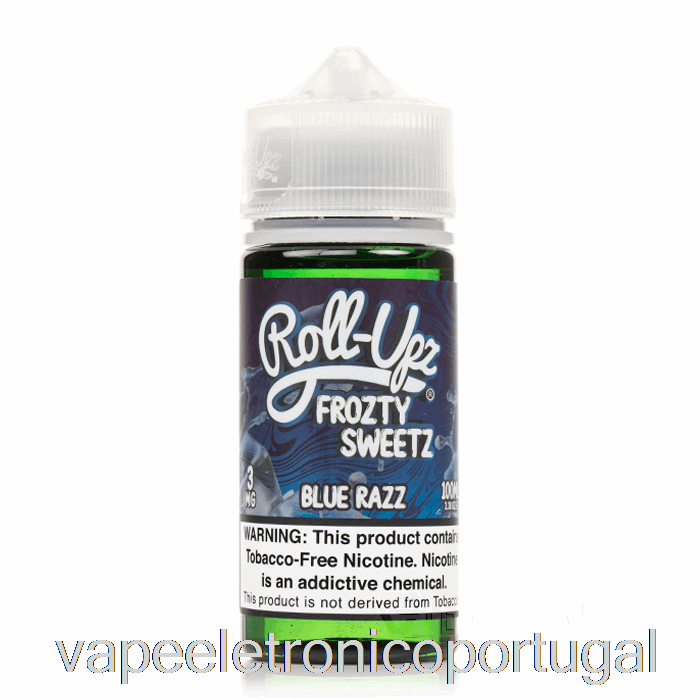Vape Eletronico Blue Framboesa Ice - Suco Roll-upz E-líquido - 100ml 3mg